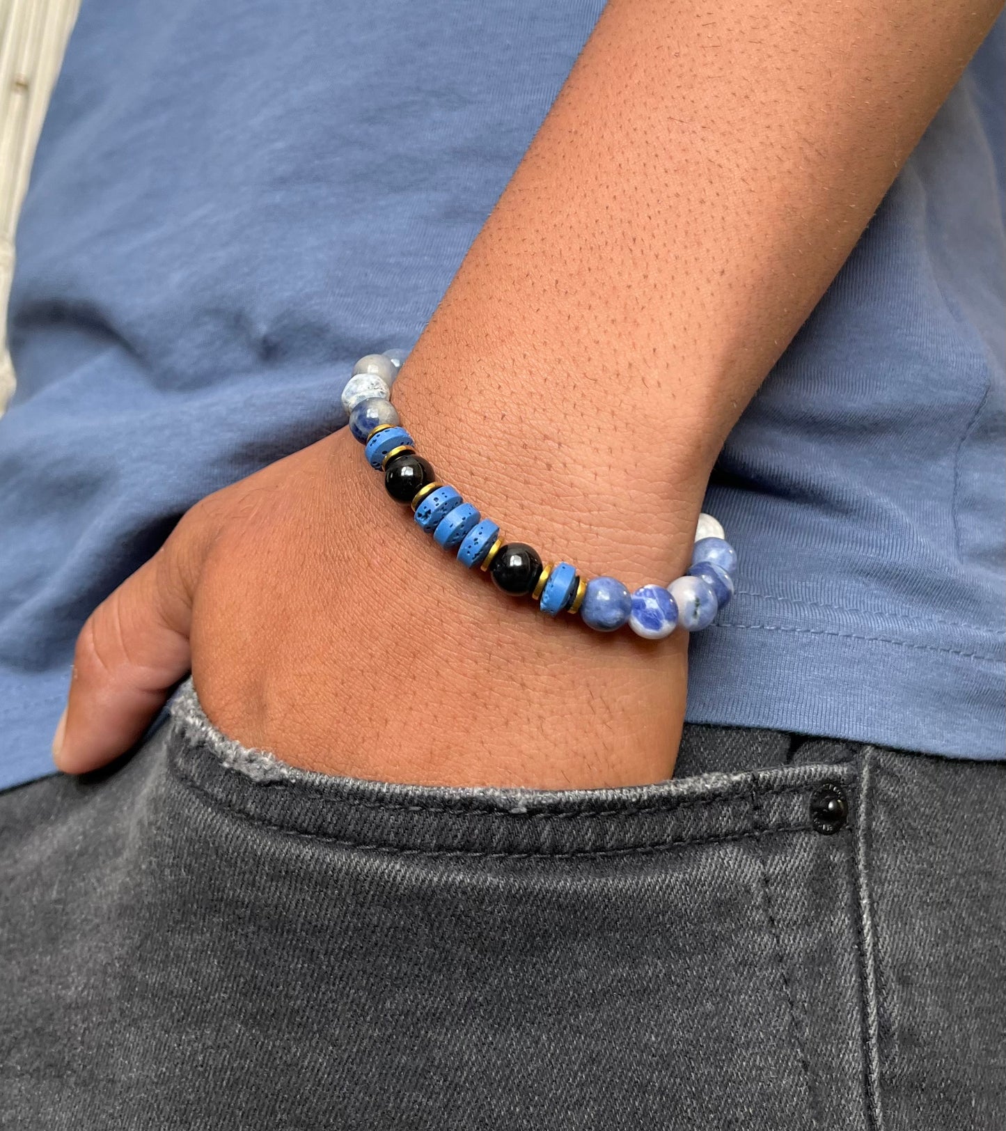 Blue Men Bracelet