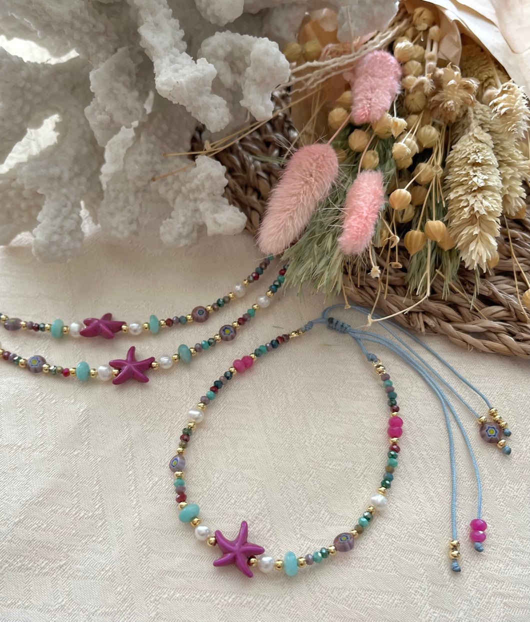 Starfish Color Anklet