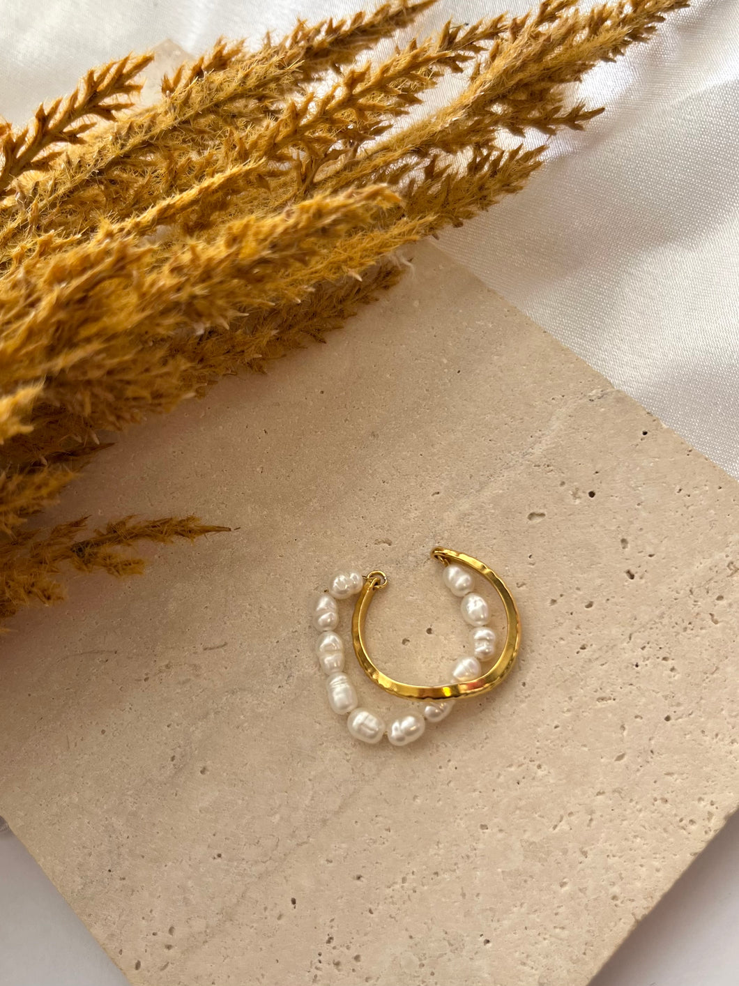 Pearl and Gold Ring