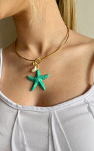 Cargar imagen en el visor de la galería, Star Turquoise  Necklace
