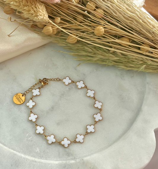 White Clover Bracelet